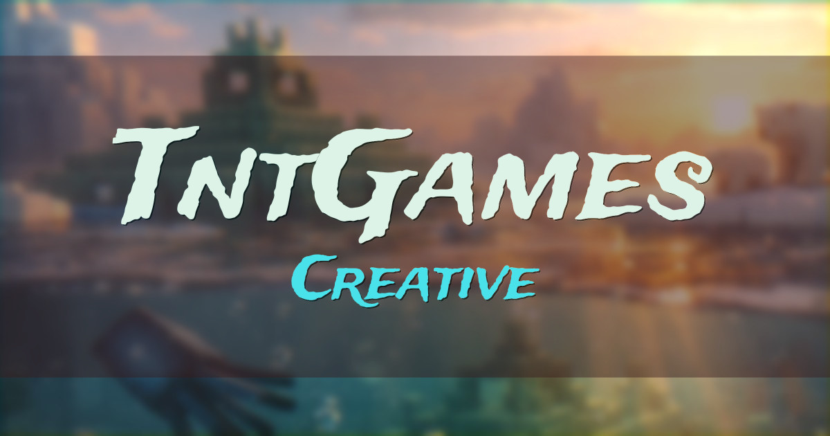 TntGames Creative Minecraft server