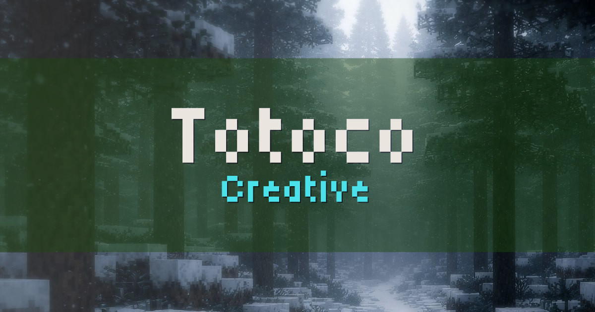 Totoco Creative Minecraft server