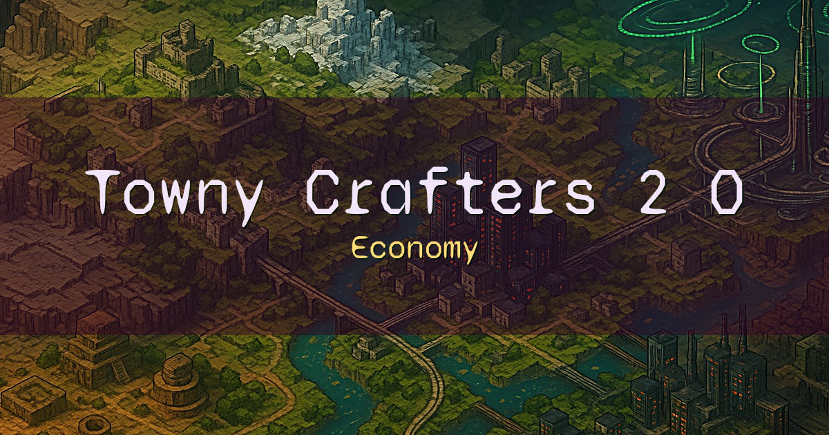 Towny Crafters 2.0 Economy Minecraft server