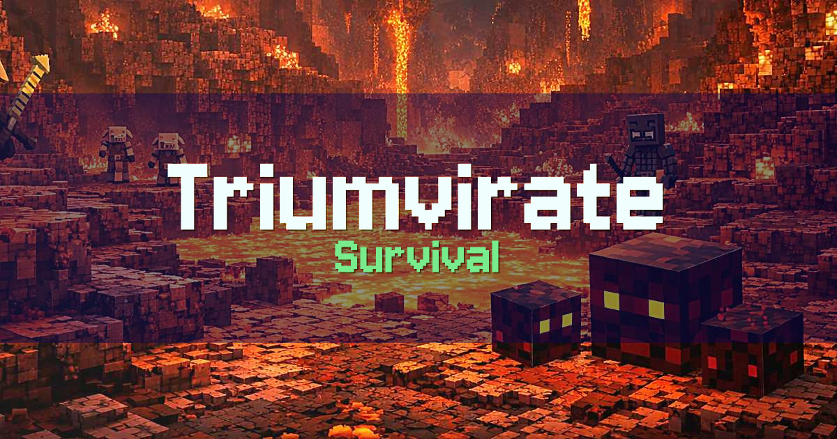 Triumvirate Survival Minecraft server
