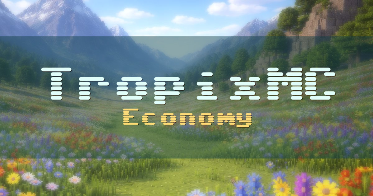 TropixMC Economy Minecraft server