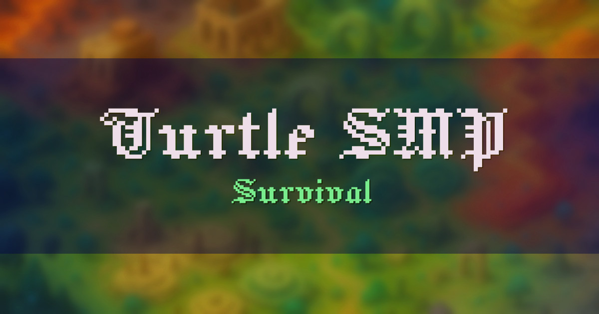 Turtle SMP Survival Minecraft server