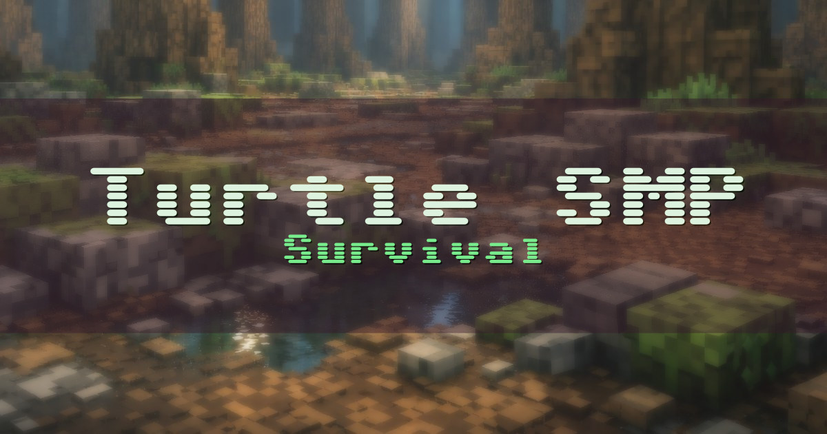 Turtle SMP Survival Minecraft server