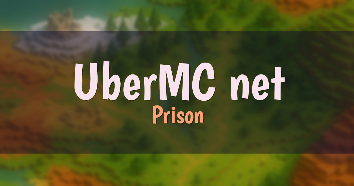 UberMC.net Prison Minecraft server