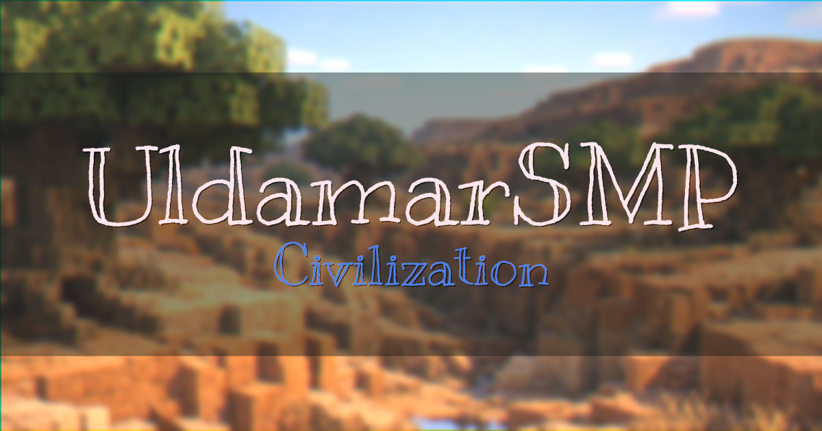 UldamarSMP Civilization Minecraft server