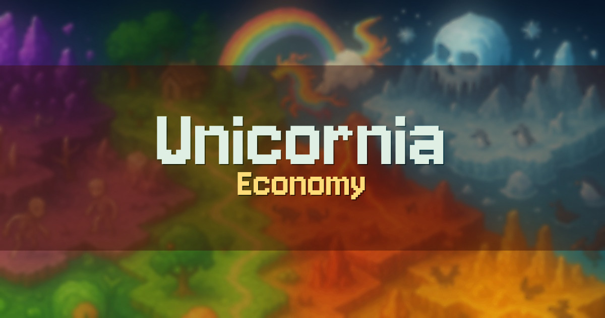 Unicornia Economy Minecraft server