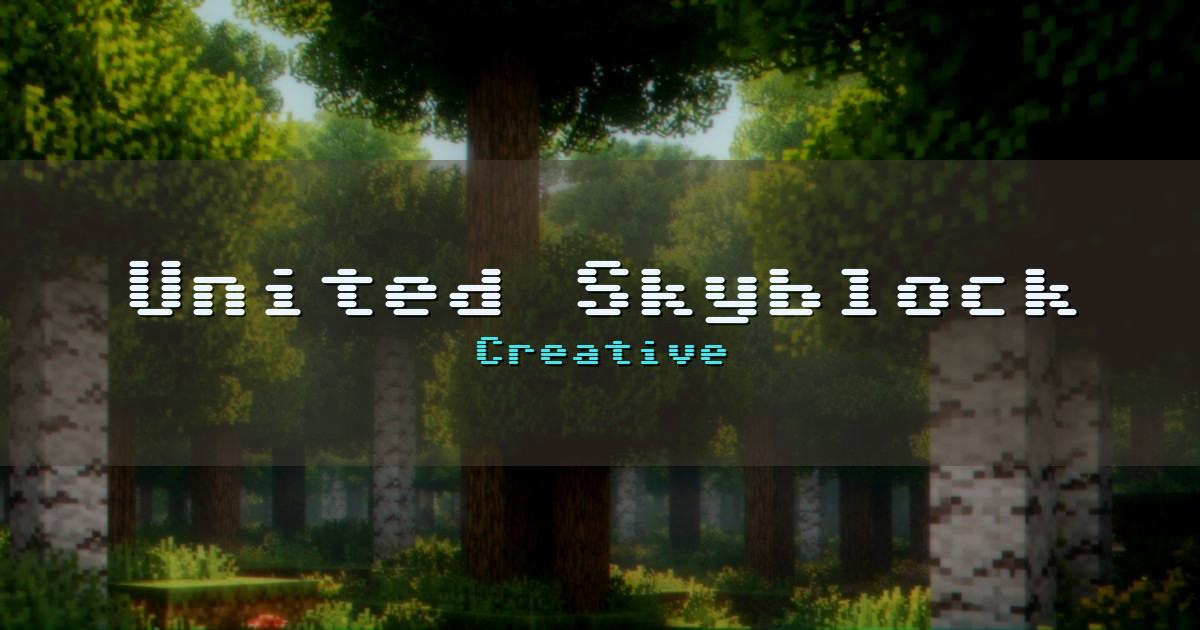 United Skyblock Creative Minecraft server