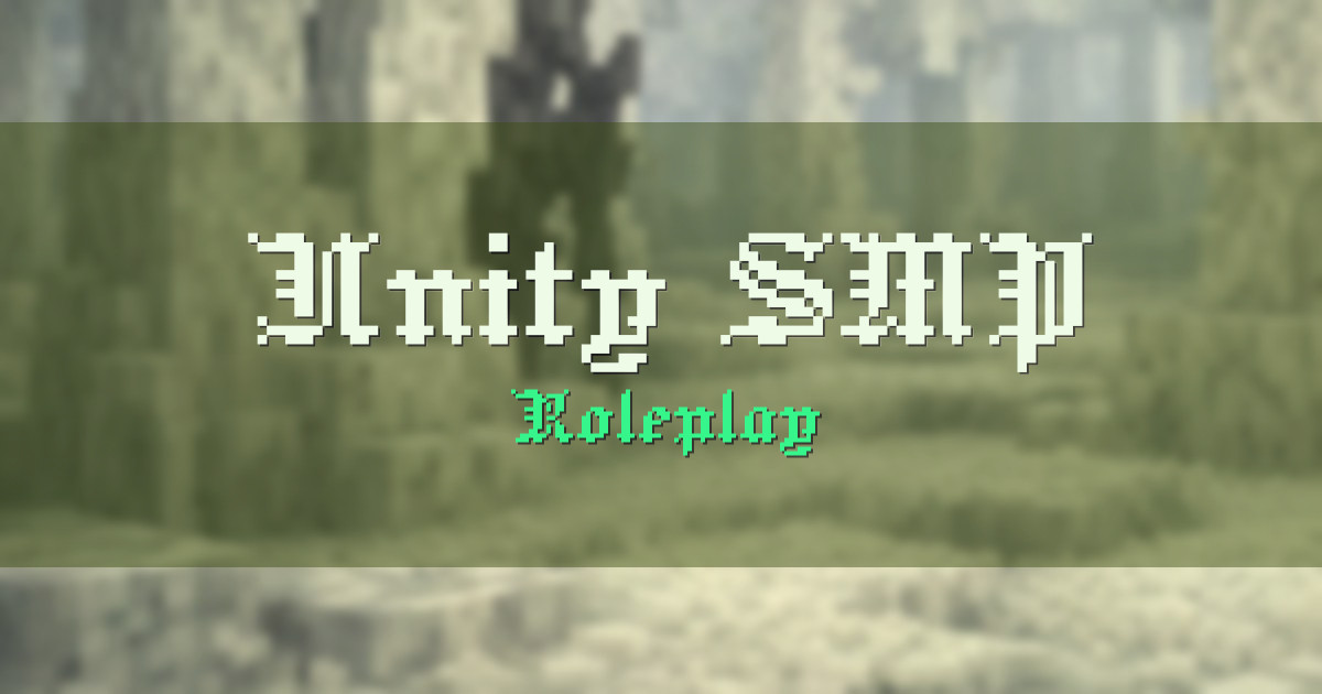 Unity SMP Roleplay Minecraft server