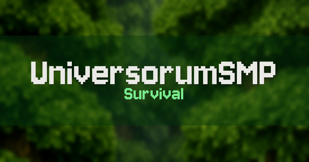 UniversorumSMP Survival Minecraft server
