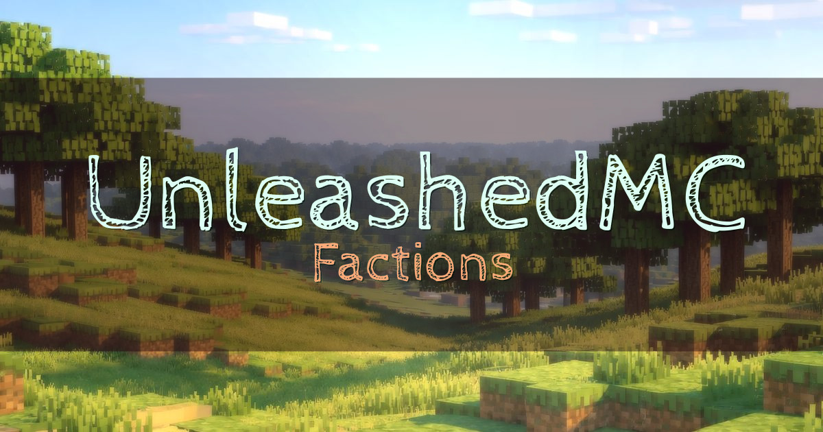 UnleashedMC Factions Minecraft server