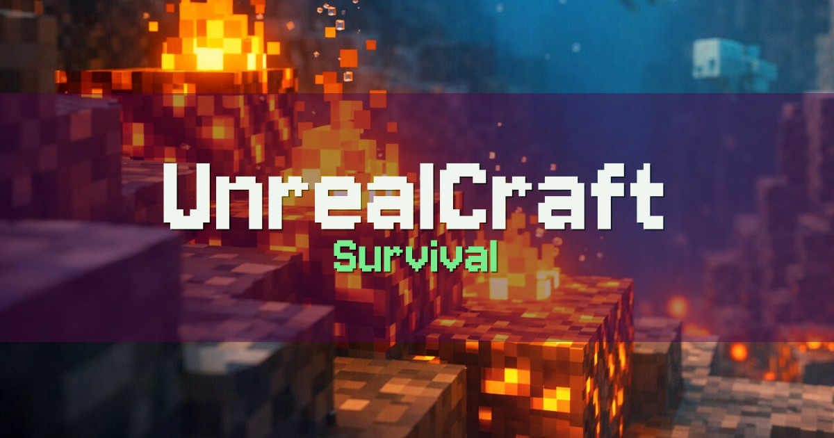 UnrealCraft Survival Minecraft server