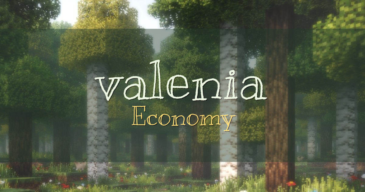 valenia Economy Minecraft server