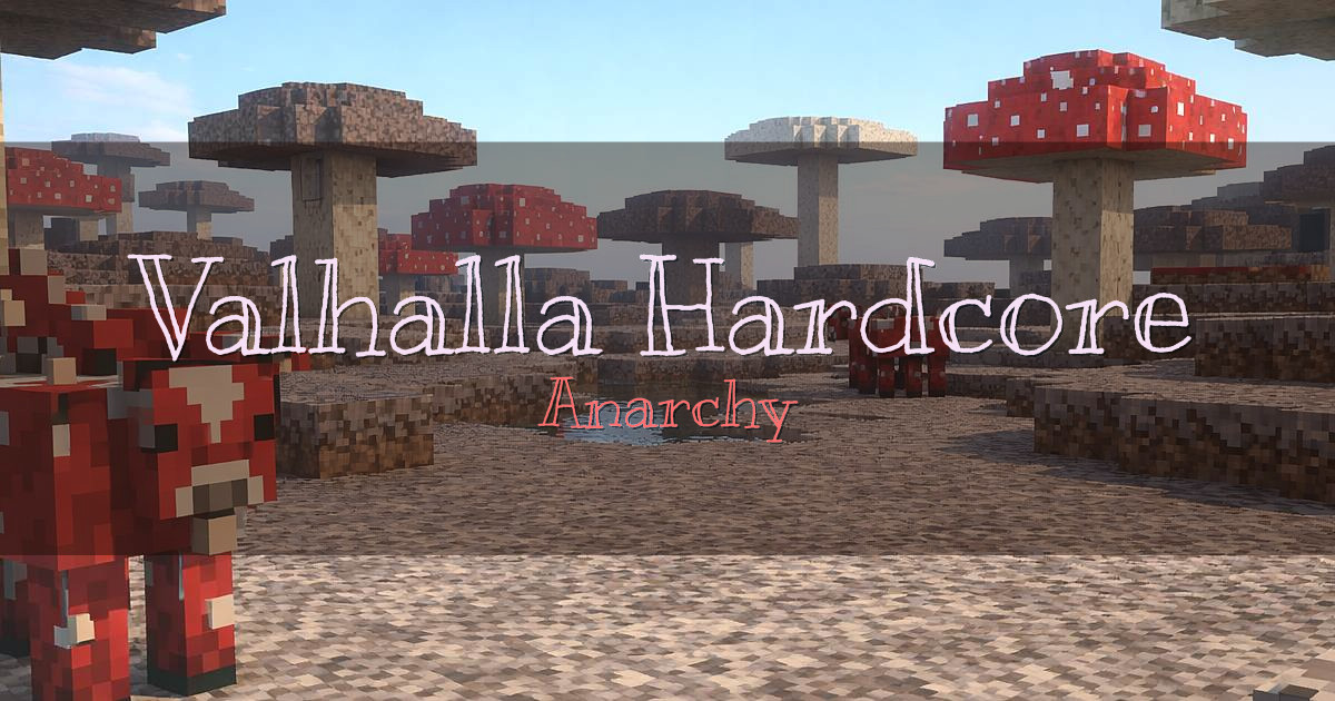 Valhalla Hardcore Anarchy Minecraft server