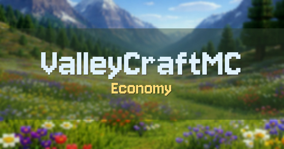 ValleyCraftMC Economy Minecraft server