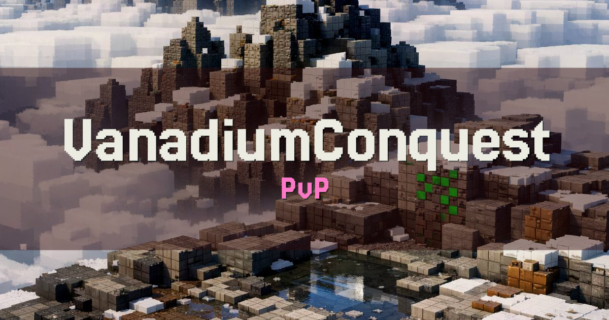 VanadiumConquest PvP Minecraft server