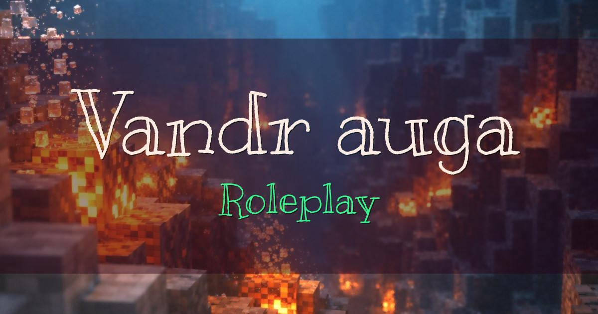 Vandr auga Roleplay Minecraft server