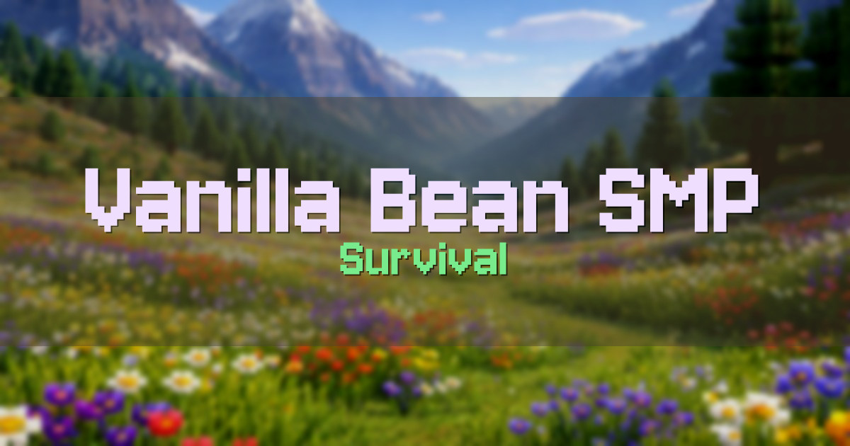 Vanilla Bean SMP Survival Minecraft server