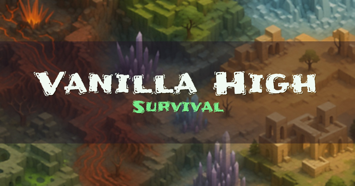 Vanilla High Survival Minecraft server