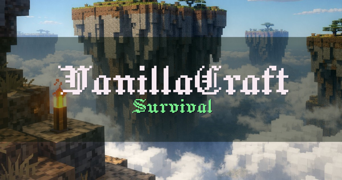 VanillaCraft Survival Minecraft server