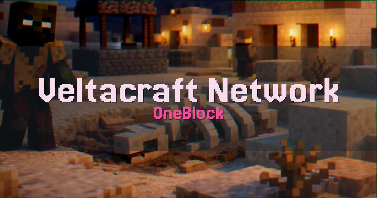 Veltacraft Network OneBlock Minecraft server