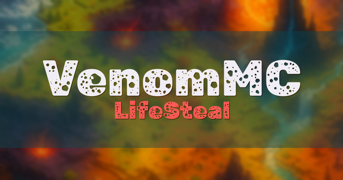 VenomMC LifeSteal Minecraft server