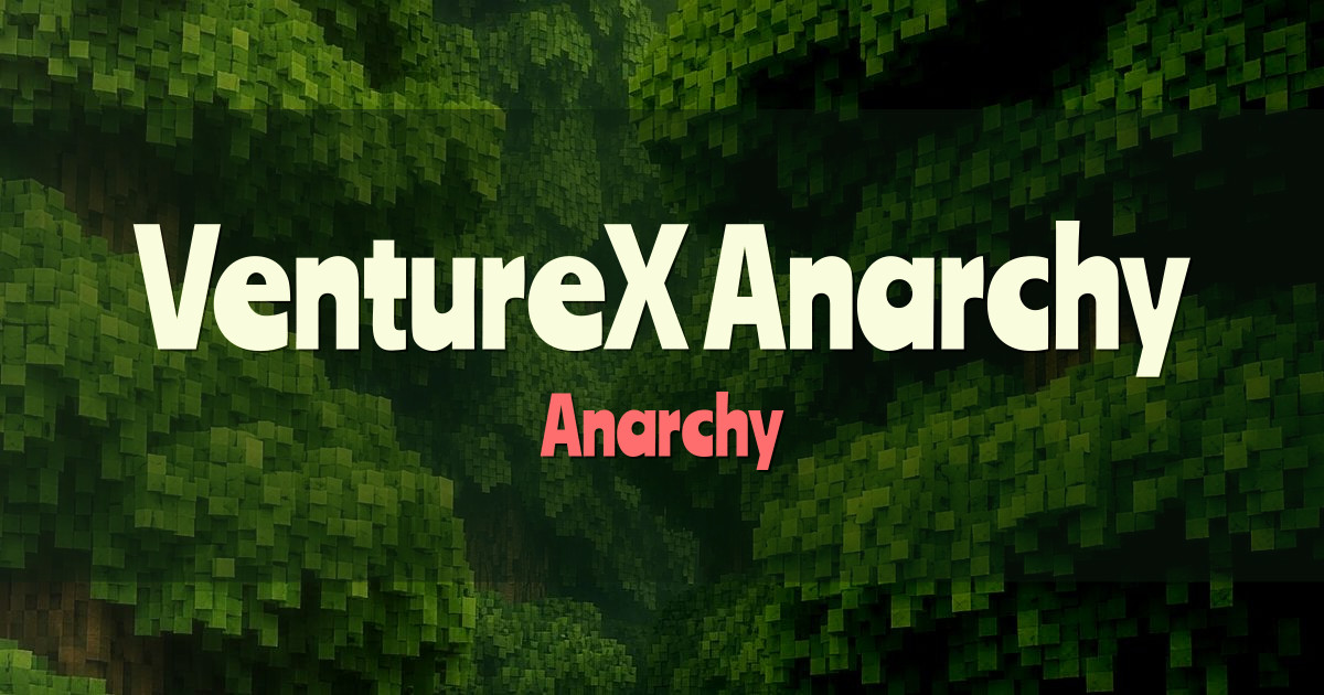 VentureX Anarchy Economy Minecraft server