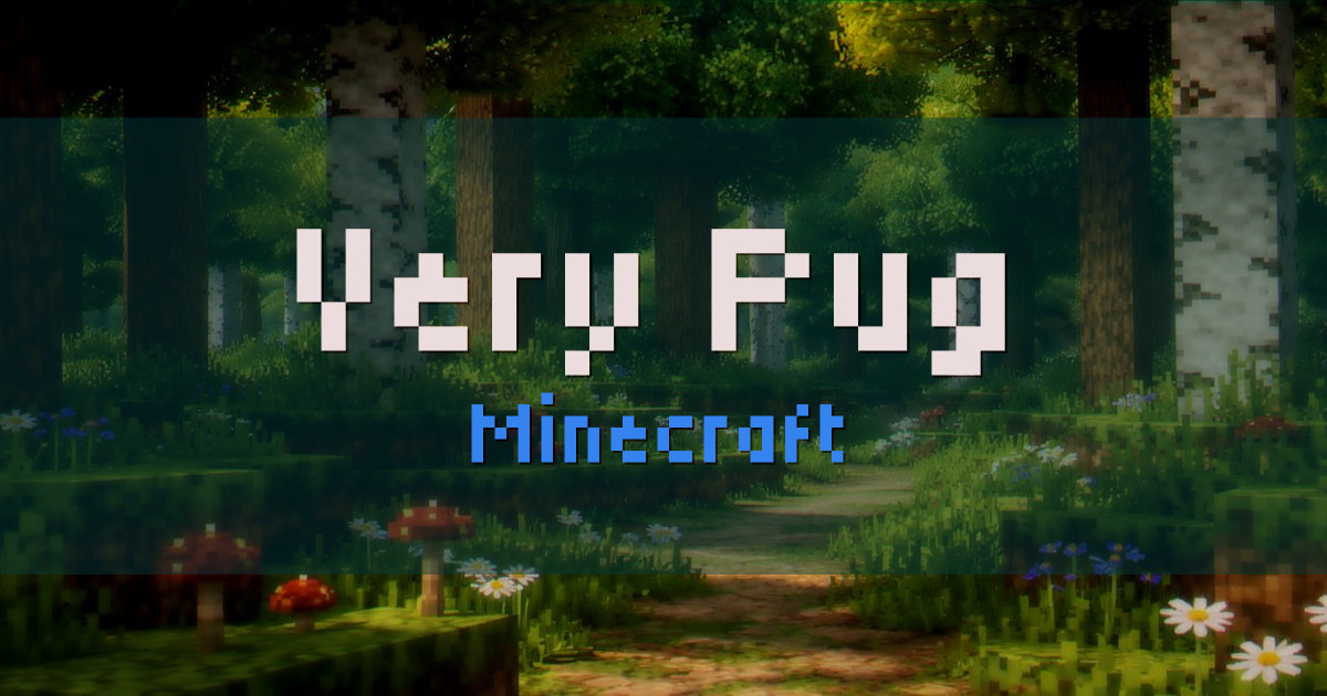 Very Pug Minecraft server