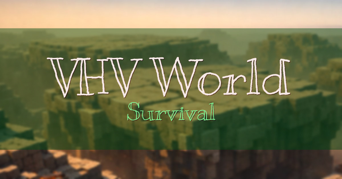 VHV World Survival Minecraft server