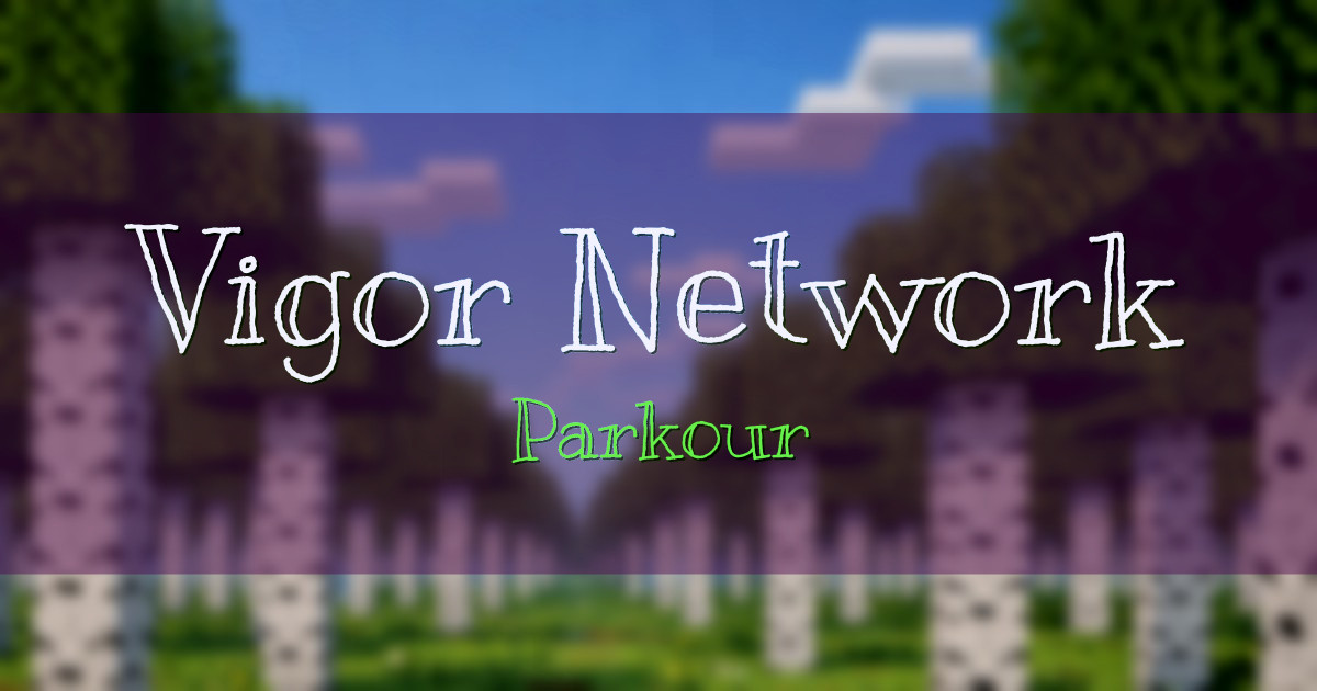 Vigor Network Parkour Minecraft server