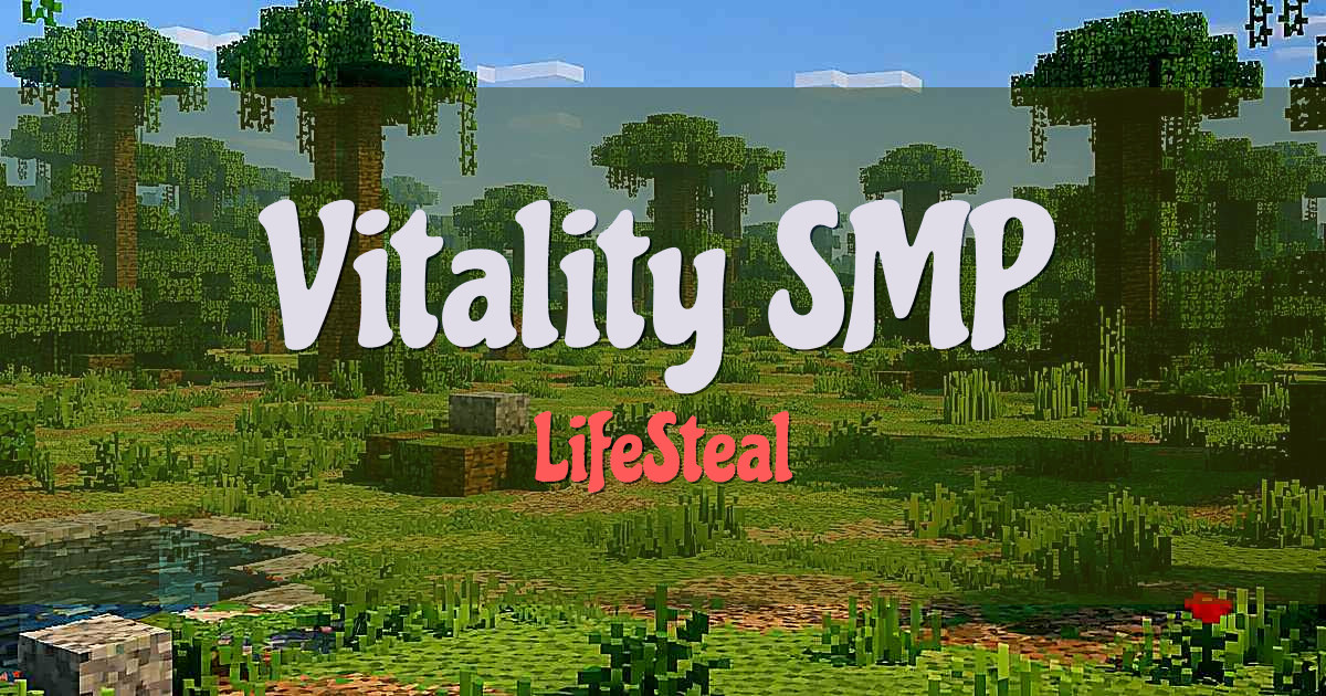 Vitality SMP LifeSteal Minecraft server