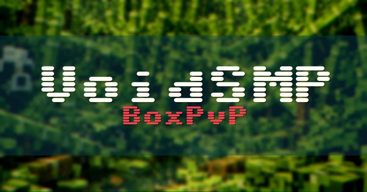 VoidSMP BoxPvP Minecraft server