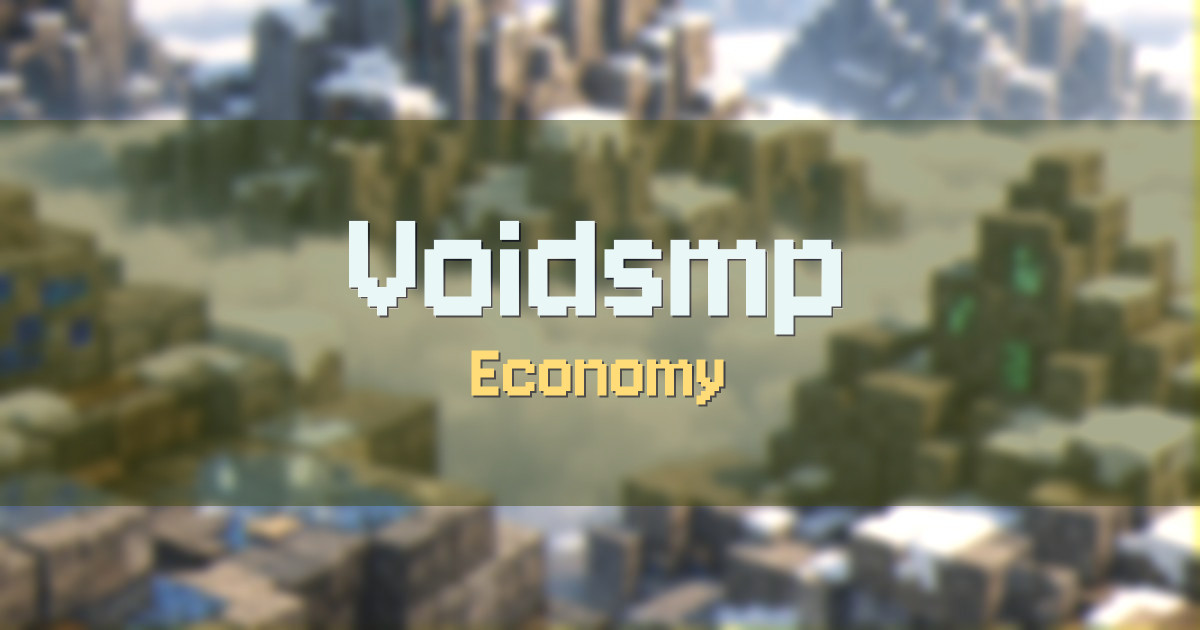Voidsmp Economy Minecraft server