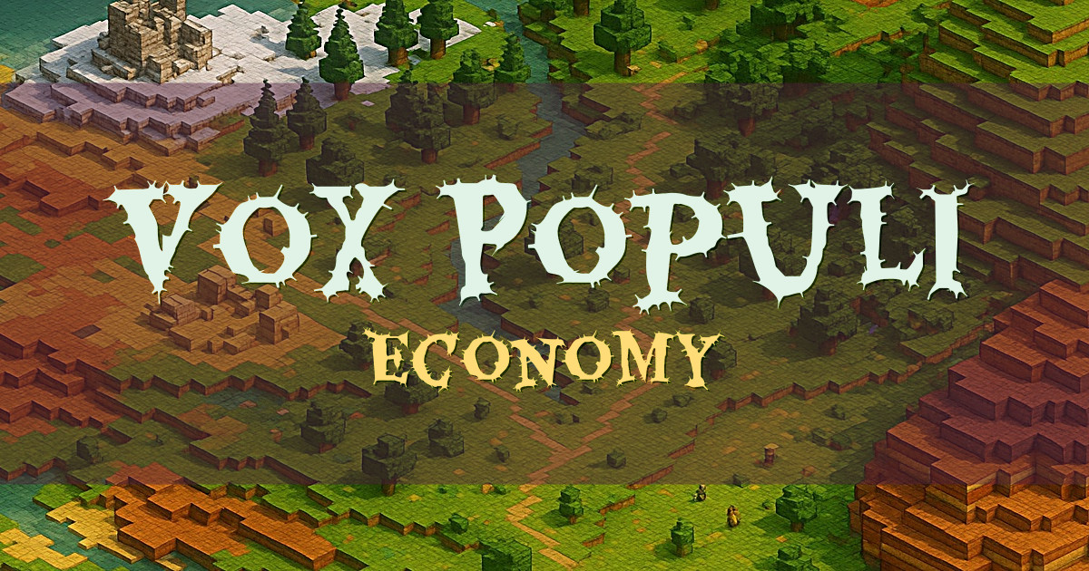 Vox Populi Economy Minecraft server