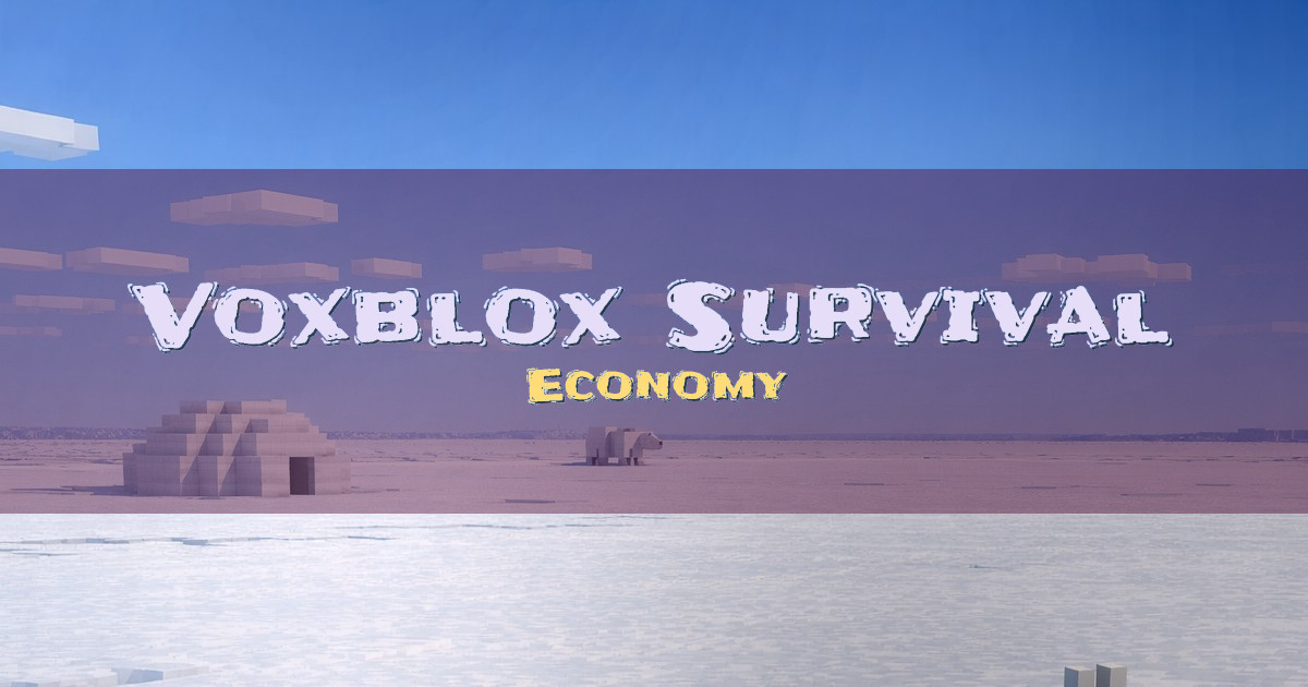 Voxblox Survival Economy Minecraft server