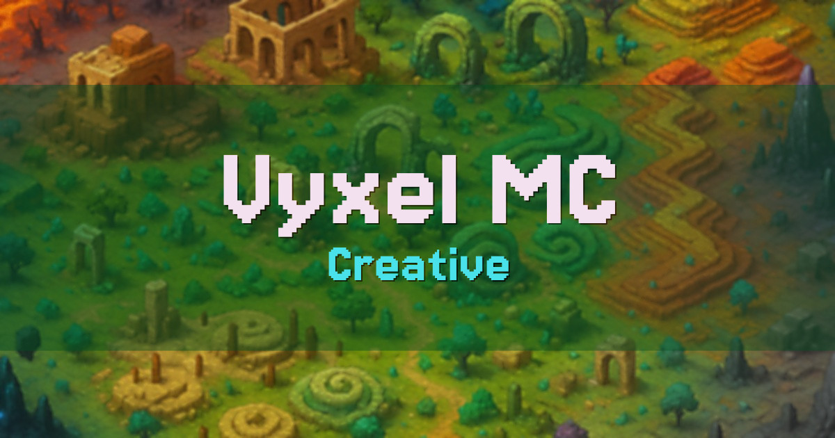 Vyxel MC Creative Minecraft server