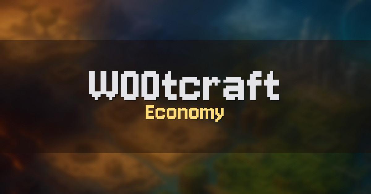W00tcraft Economy Minecraft server