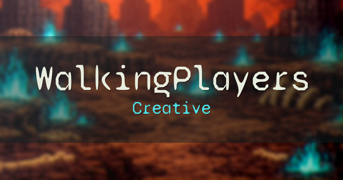 WalkingPlayers Creative Minecraft server