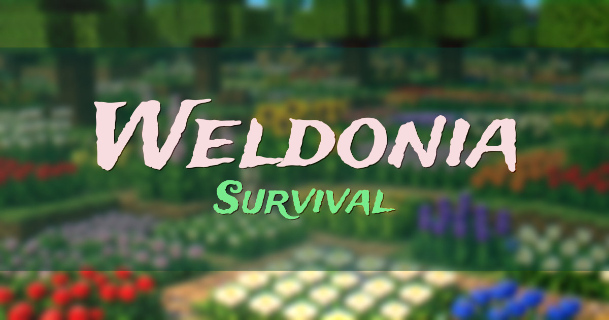 Weldonia Survival Minecraft server