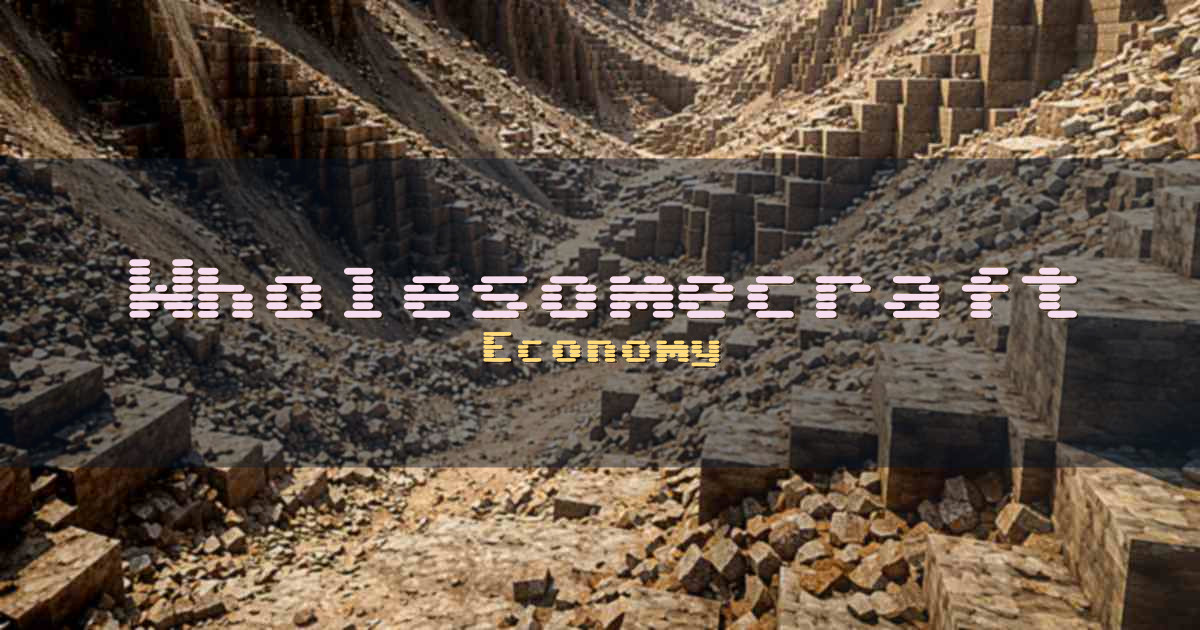 Wholesomecraft Survival Economy Minecraft server