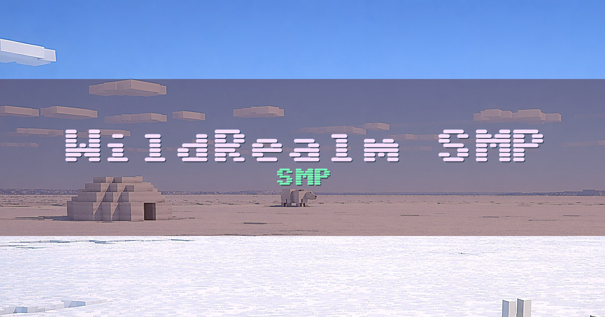 WildRealm SMP Survival Minecraft server