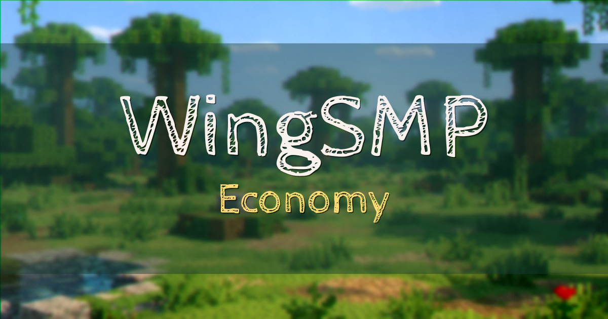 WingSMP Economy Minecraft server