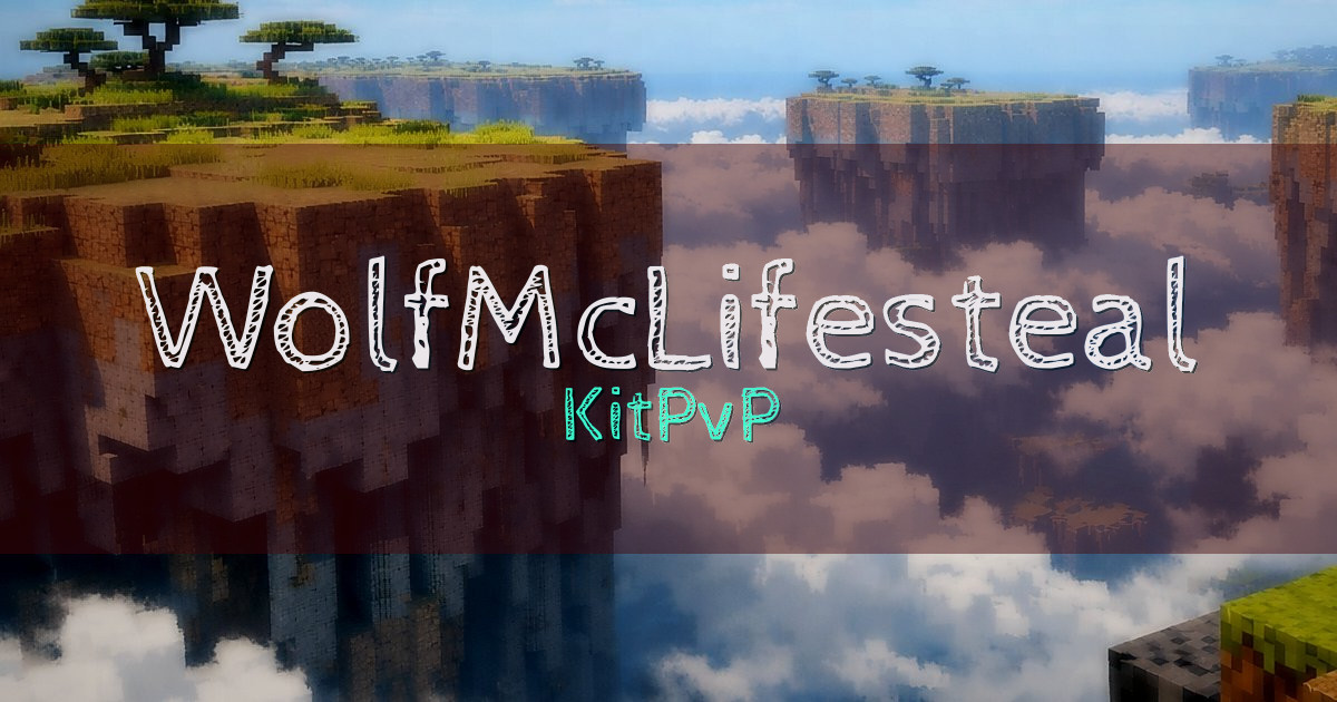 WolfMcLifesteal KitPvP Minecraft server