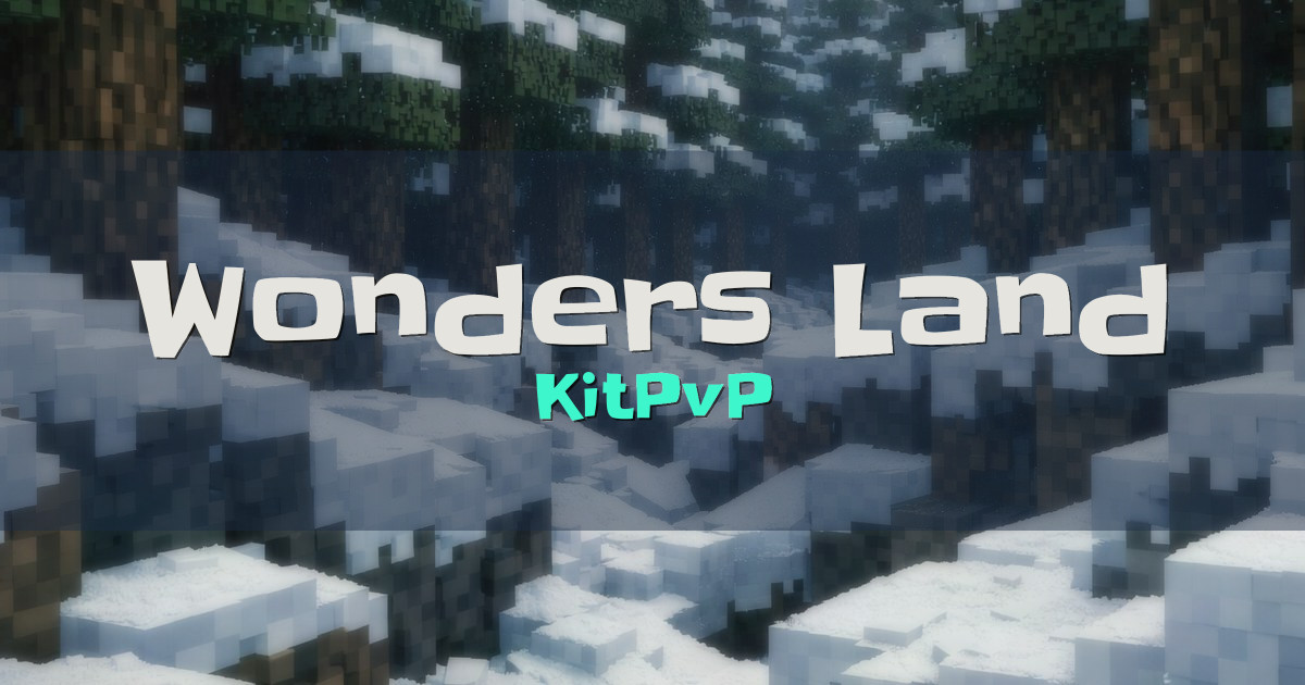Wonders Land KitPvP Minecraft server