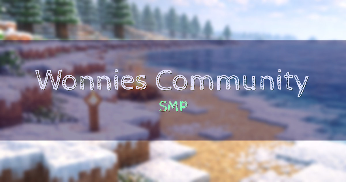 Wonnies Community Server SMP Minecraft server