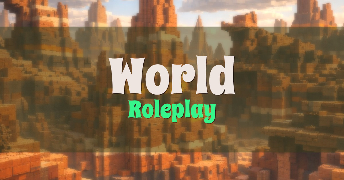 World Roleplay Minecraft server