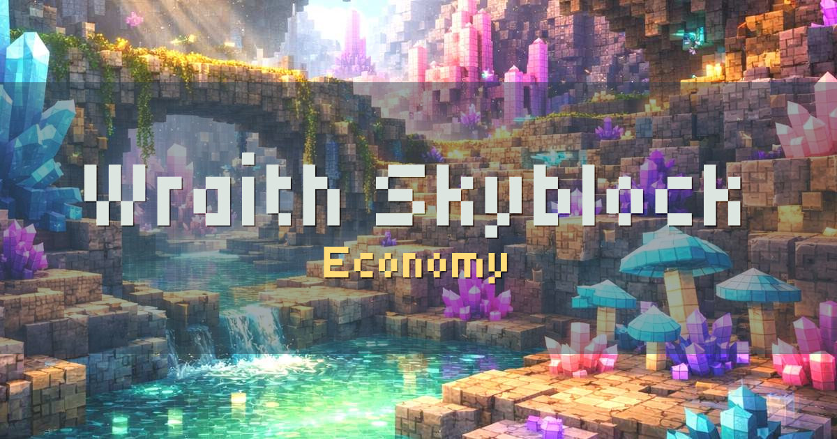 Wraith Skyblock Economy Minecraft server