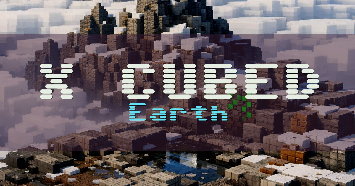 X CUBED Earth Minecraft server