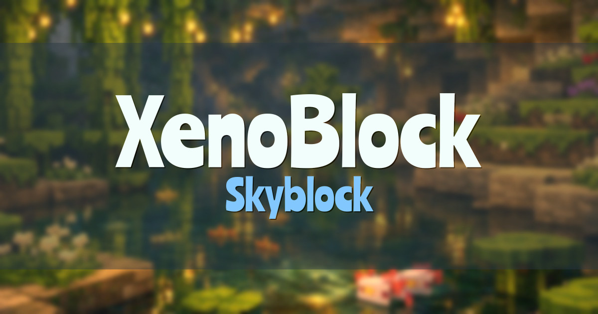 XenoBlock Skyblock Minecraft server