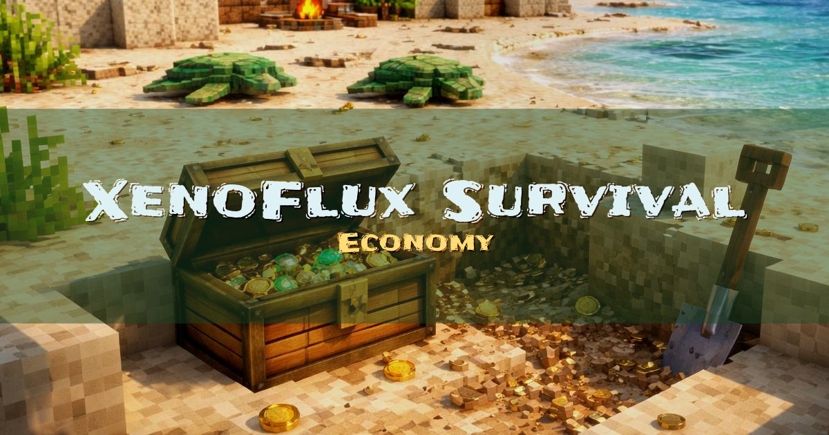 XenoFlux Survival Economy Minecraft server