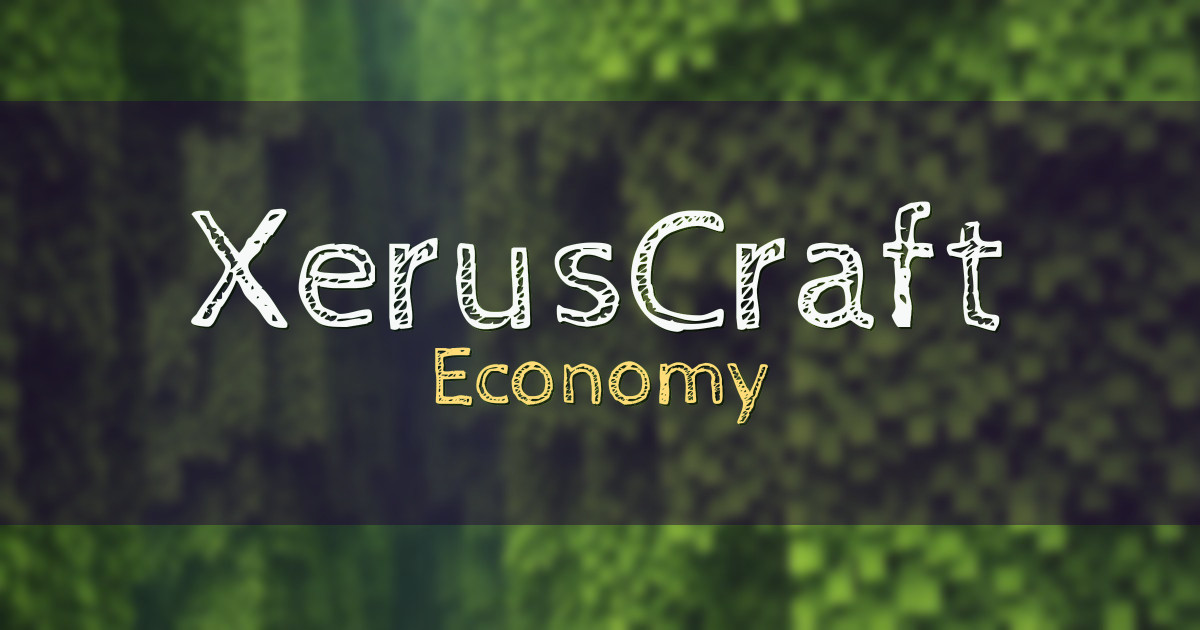 XerusCraft Economy Minecraft server